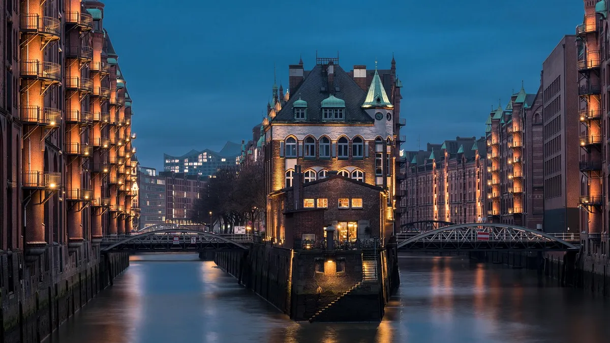 speicherstadt, europe, to travel, tourism, hamburg, germany, hanseatic city, channel, fleet, building, elbe, nature, water, cityscape, historical, city, downtow